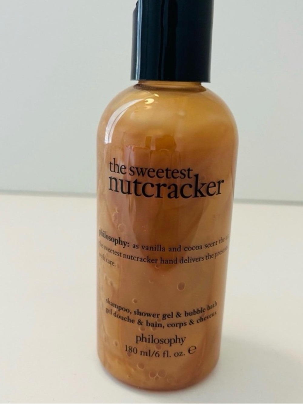Philosophy The Sweetest Nutcracker Shampoo Shower Gel Bubble Bath 6 fl oz Size